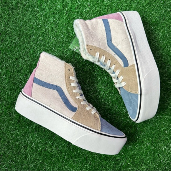 Vans Sk8 Hi Tapered Pastel Sherpa - Picture 5 of 9